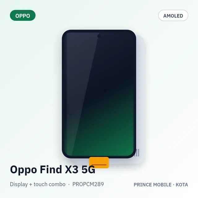 Oppo Find X3 5G Display Combo (AMOLED + Touch)
