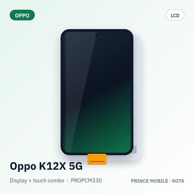 Oppo K12X 5G Display Combo (LCD + Touch)