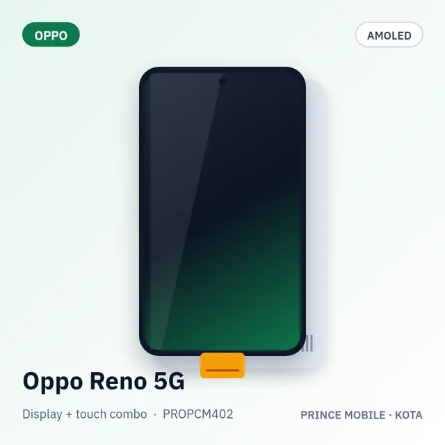 Oppo Reno 5G Display Combo (AMOLED + Touch)