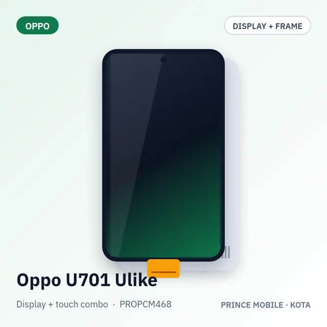 Oppo U701 Ulike Display Combo (Screen + Touch, with Frame)