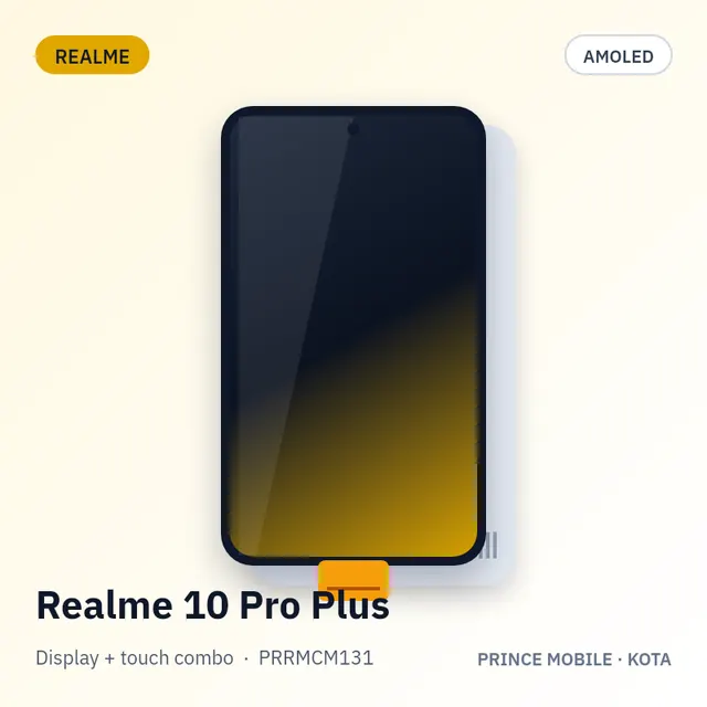 Realme 10 Pro Plus Display Combo (AMOLED + Touch)