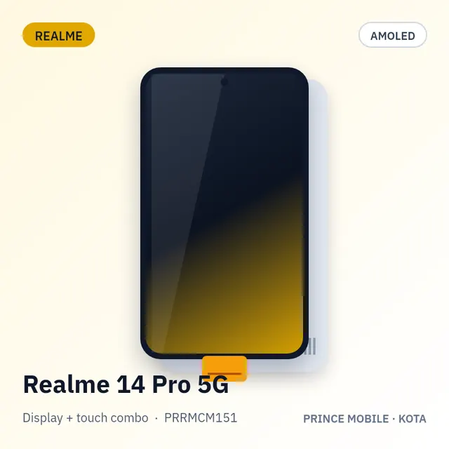 Realme 14 Pro 5G Display Combo (AMOLED + Touch)