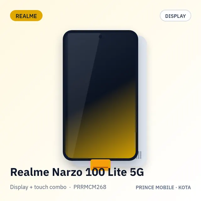 Realme Narzo 100 Lite 5G Display Combo (Screen + Touch)