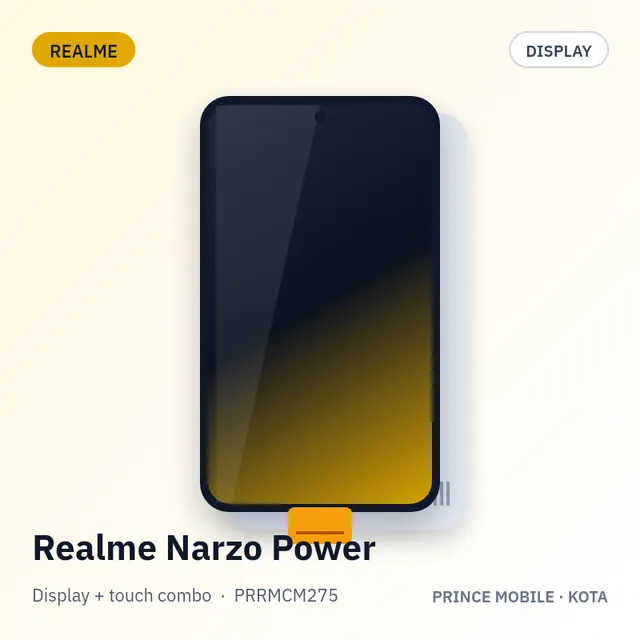 Realme Narzo Power Display Combo (Screen + Touch)