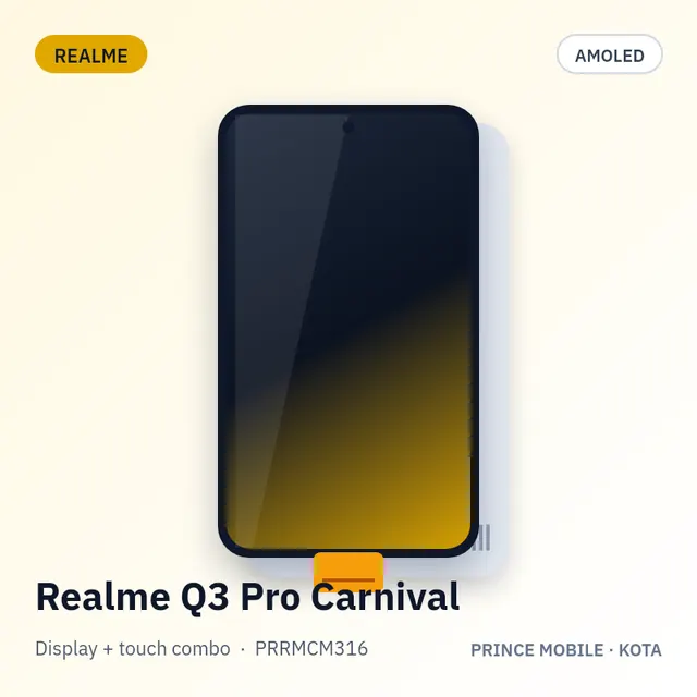 Realme Q3 Pro Carnival Display Combo (AMOLED + Touch)