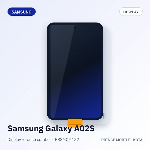 Samsung Galaxy A02S Display Combo (Screen + Touch)