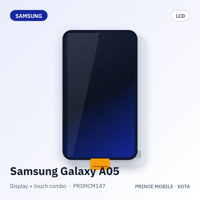 Samsung Galaxy A05 Display Combo (LCD + Touch)