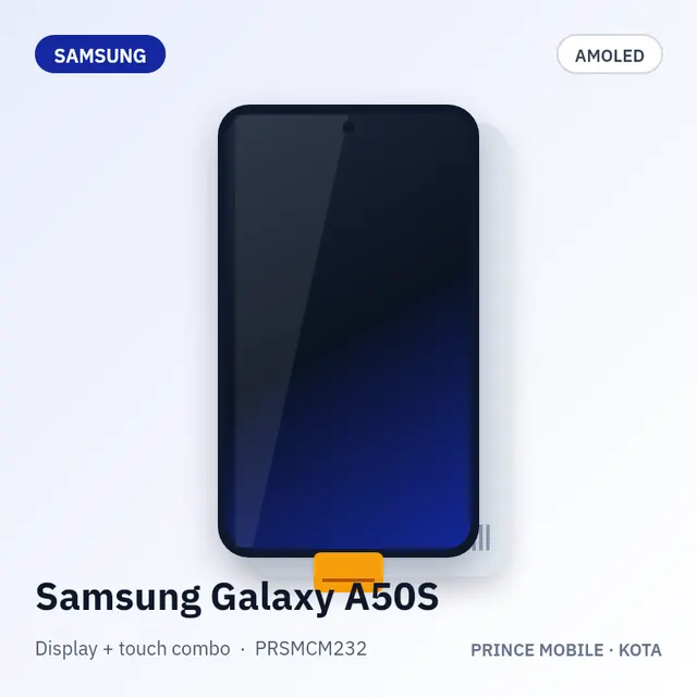 Samsung Galaxy A50S Display Combo (AMOLED + Touch)