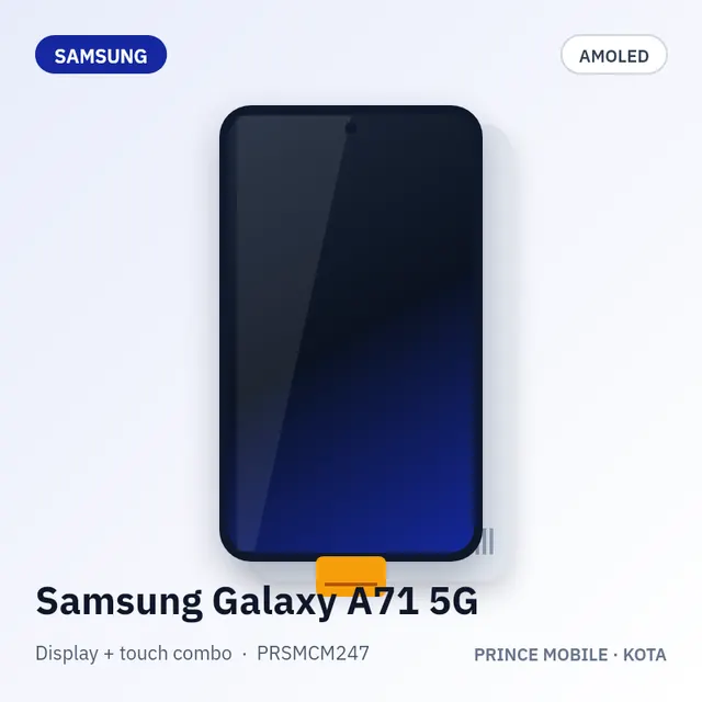 Samsung Galaxy A71 5G Display Combo (AMOLED + Touch)