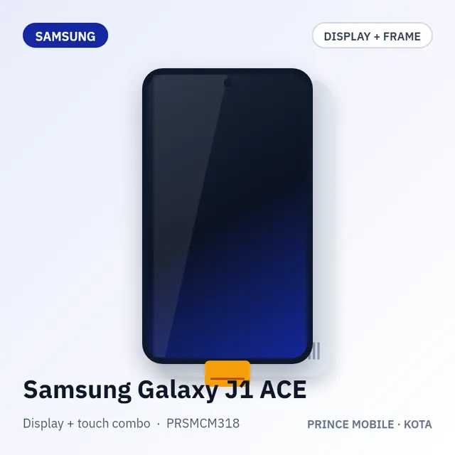 Samsung Galaxy J1 ACE Display Combo (Screen + Touch, with Frame)