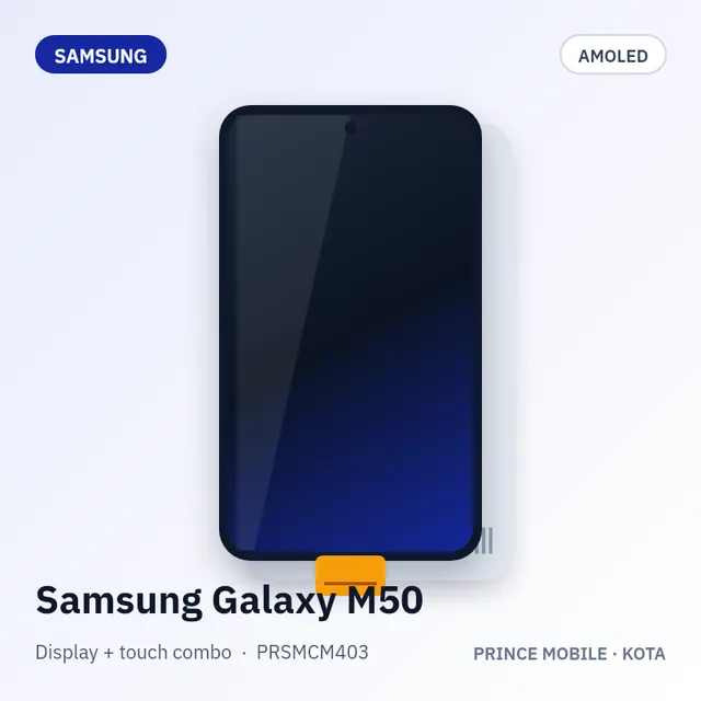 Samsung Galaxy M50 Display Combo (AMOLED + Touch)