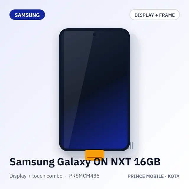 Samsung Galaxy ON NXT 16GB Display Combo (Screen + Touch, with Frame)