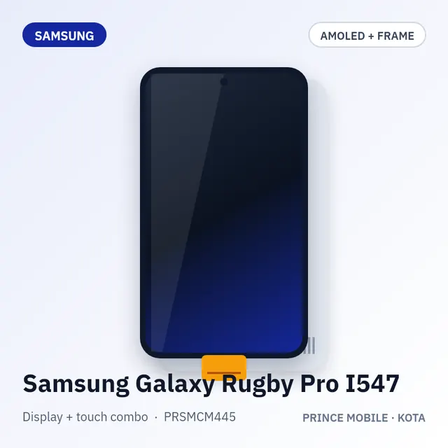 Samsung Galaxy Rugby Pro I547 Display Combo (AMOLED + Touch, with Frame)