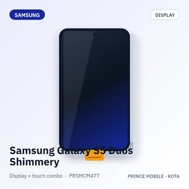 Samsung Galaxy S5 Duos Shimmery Display Combo (Screen + Touch)