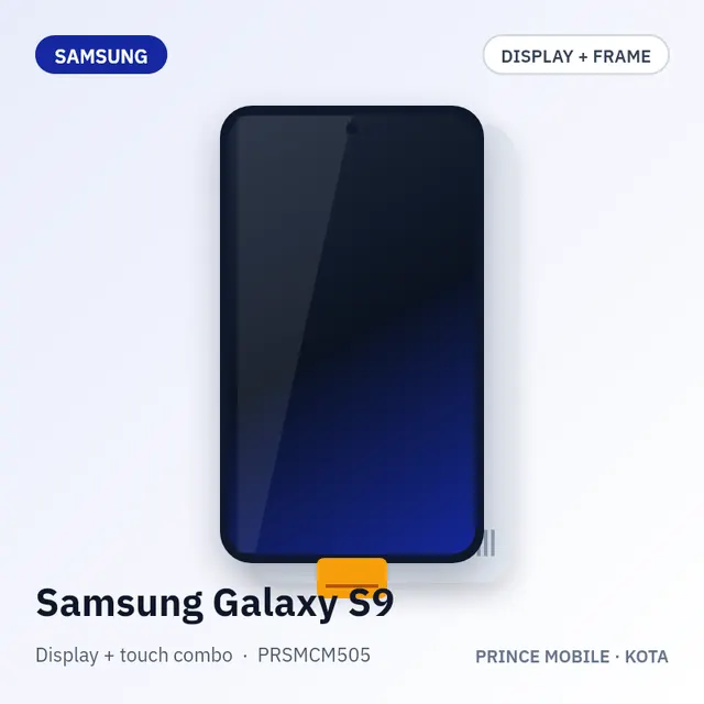 Samsung Galaxy S9 Display Combo (Screen + Touch, with Frame)