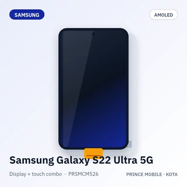 Samsung Galaxy S22 Ultra 5G Display Combo (AMOLED + Touch)