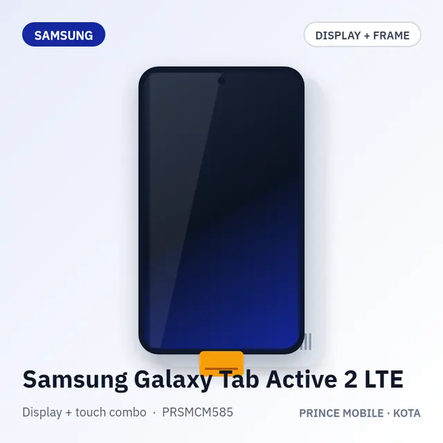 Samsung Galaxy Tab Active 2 LTE Display Combo (Screen + Touch, with Frame)