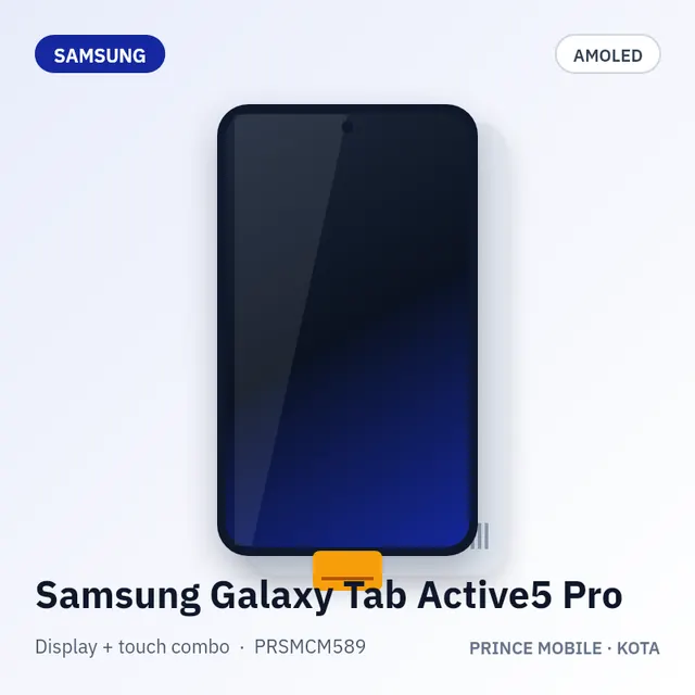 Samsung Galaxy Tab Active5 Pro Display Combo (AMOLED + Touch)