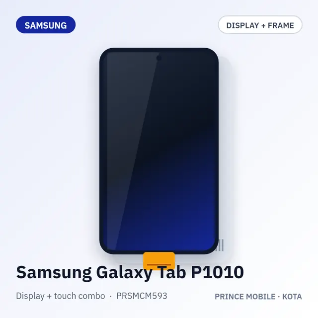 Samsung Galaxy Tab P1010 Display Combo (Screen + Touch, with Frame)