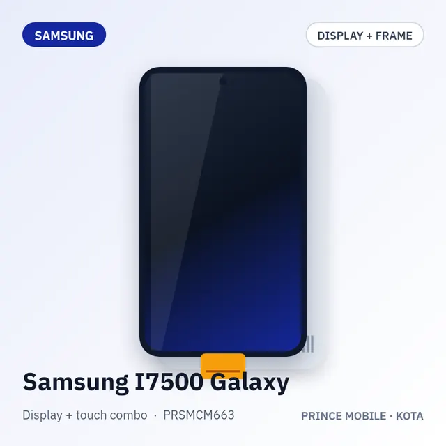 Samsung I7500 Galaxy Display Combo (Screen + Touch, with Frame)