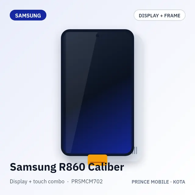 Samsung R860 Caliber Display Combo (Screen + Touch, with Frame)
