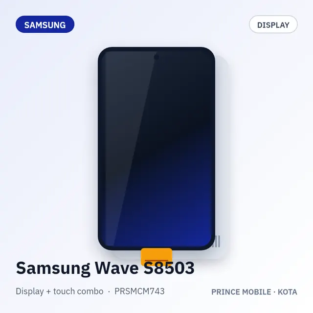 Samsung Wave S8503 Display Combo (Screen + Touch)