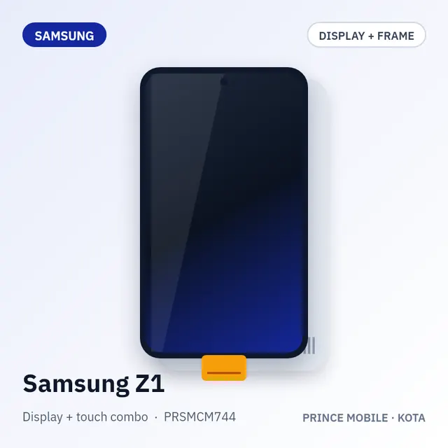 Samsung Z1 Display Combo (Screen + Touch, with Frame)