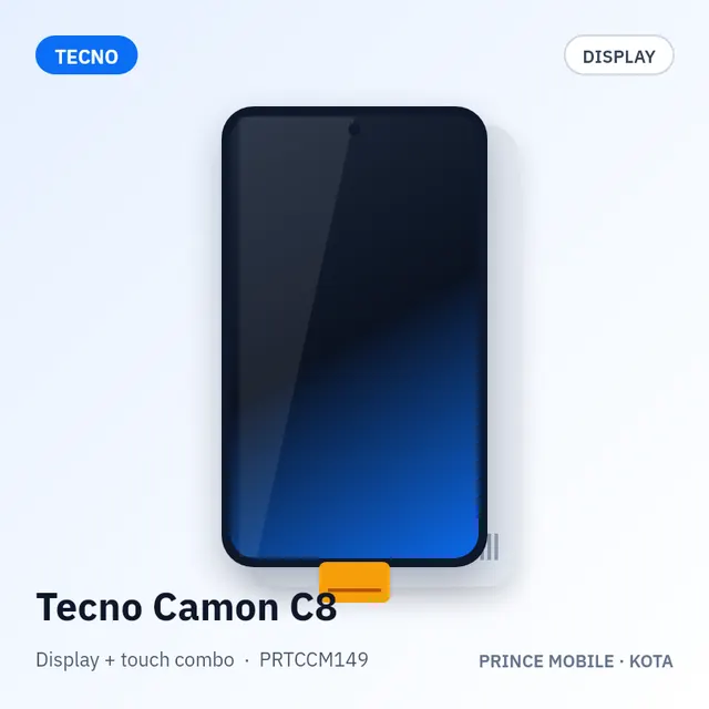 Tecno Camon C8 Display Combo (Screen + Touch)