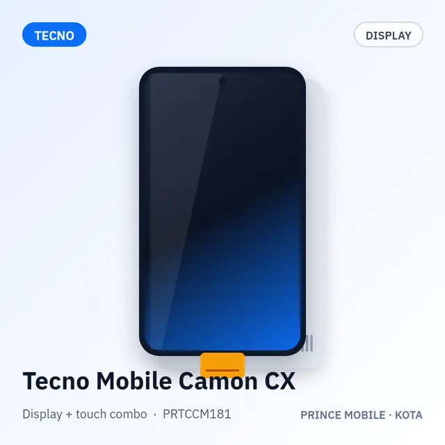 Tecno Mobile Camon CX Display Combo (Screen + Touch)