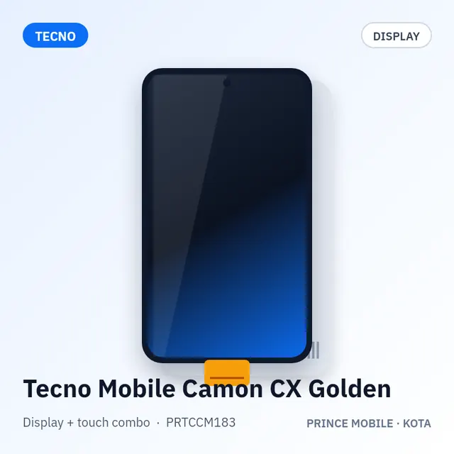 Tecno Mobile Camon CX Golden Display Combo (Screen + Touch)