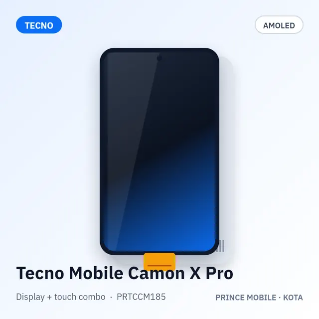 Tecno Mobile Camon X Pro Display Combo (AMOLED + Touch)
