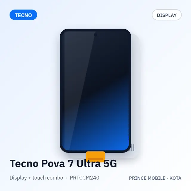 Tecno Pova 7 Ultra 5G Display Combo (Screen + Touch)
