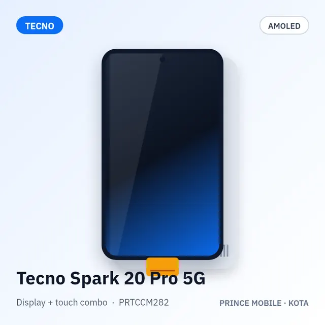 Tecno Spark 20 Pro 5G Display Combo (AMOLED + Touch)