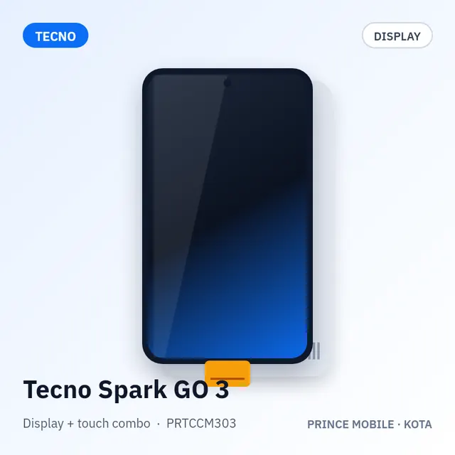 Tecno Spark GO 3 Display Combo (Screen + Touch)
