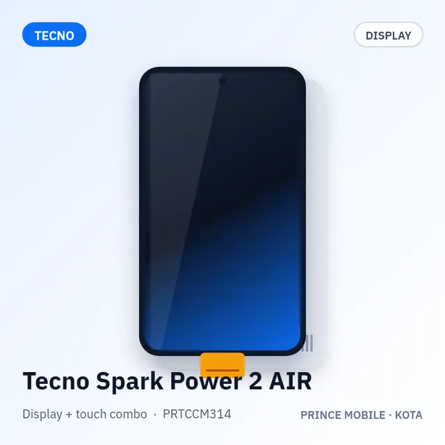 Tecno Spark Power 2 AIR Display Combo (Screen + Touch)