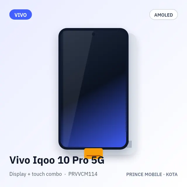 Vivo Iqoo 10 Pro 5G Display Combo (AMOLED + Touch)