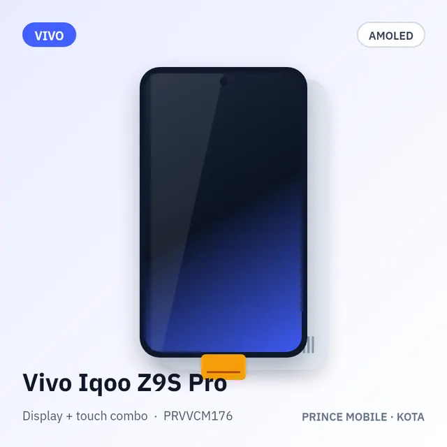 Vivo Iqoo Z9S Pro Display Combo (AMOLED + Touch)
