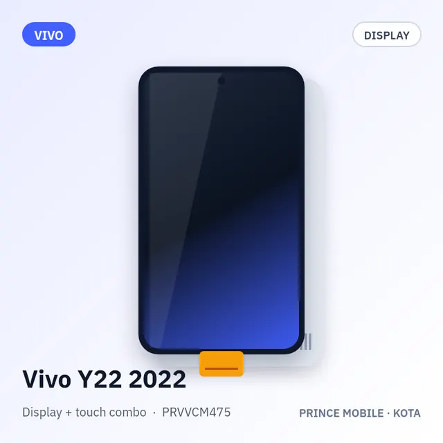 Vivo Y22 2022 Display Combo (Screen + Touch)