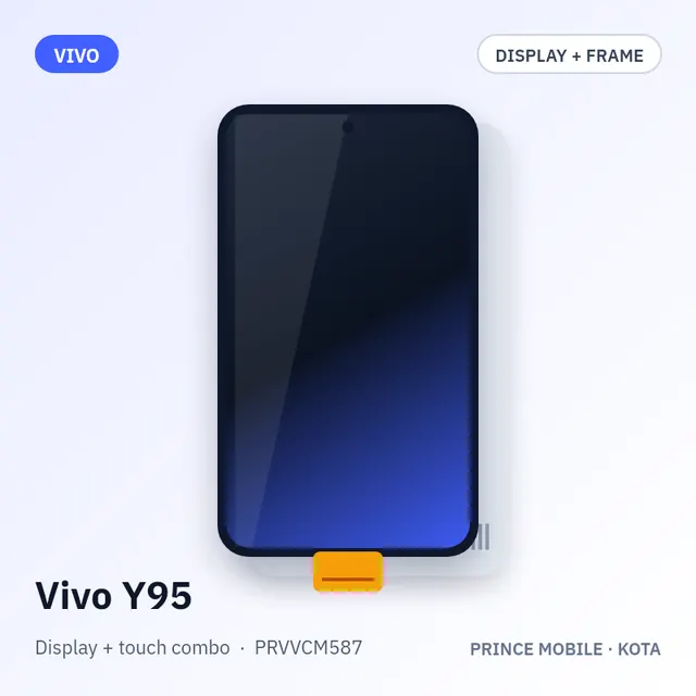 Vivo Y95 Display Combo (Screen + Touch, with Frame)