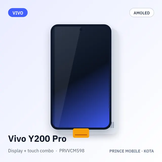 Vivo Y200 Pro Display Combo (AMOLED + Touch)