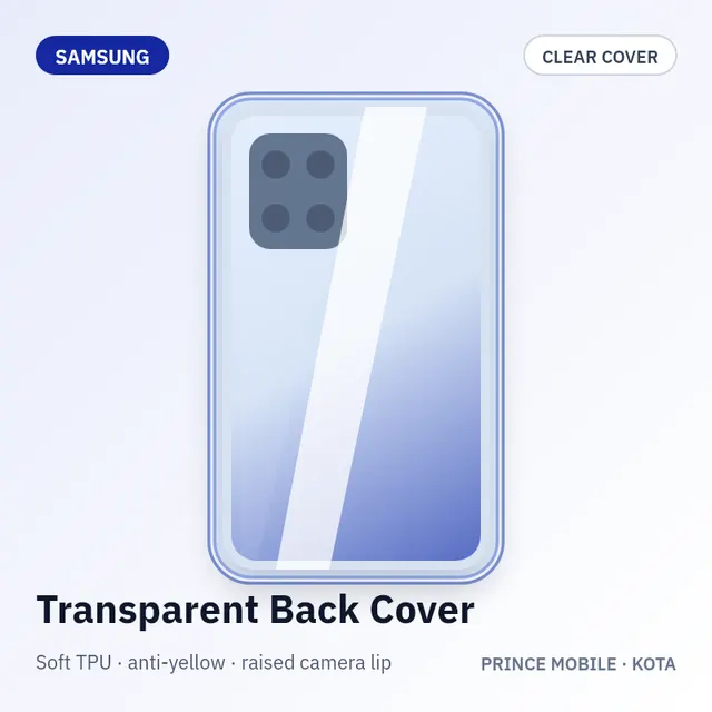 Samsung SGH I717 Ceramic Transparent Back Cover (Soft TPU, Anti-Yellow)