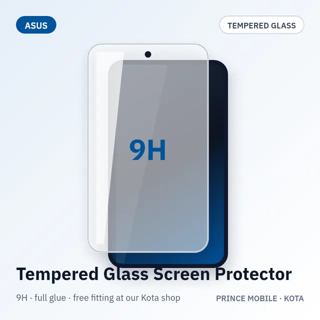 Asus Zenfone Max Pro M1 Zb601kl Tempered Glass Screen Protector (9H, Full Glue)